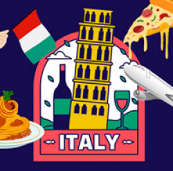 Tour of Italy Sweepstakes prize ilustration