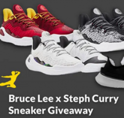 Bruce Lee x Steph Curry Sneaker Sweeps prize ilustration