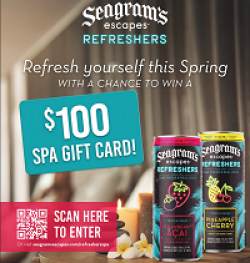 Seagrams Escapes Refreshers Spa Sweeps prize ilustration