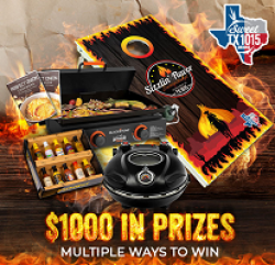 Sizzlin Flavor Sweepstakes prize ilustration