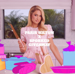 Paris Hilton x Sporked Giveaway prize ilustration