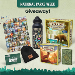 National Parks Week Giveaway prize ilustration