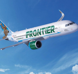 Frontier Airlines Go Anywhere Sweeps prize ilustration