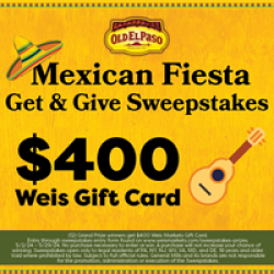 Mexican Fiesta Get & Give Sweepstakes prize ilustration