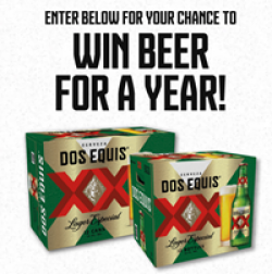 Dos Equis Beer for Year Sweepstakes prize ilustration