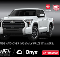 2025 MLF Toyota Tundra Sweepstakes prize ilustration