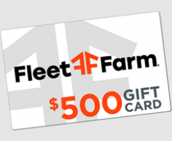 Fleet Farm $500 Sweepstakes prize ilustration