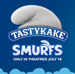 Tastykake Smurfs Sweepstakes prize ilustration