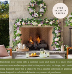 Summer Home Oasis Giveaway prize ilustration