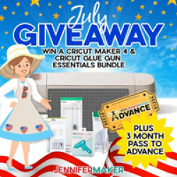 Jennifer Maker July Giveaway prize ilustration