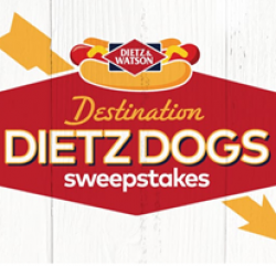 Destination Dietz Dog Sweepstakes prize ilustration