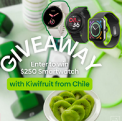 Frutas de Chile Smartwatch Giveaway prize ilustration
