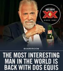 Dos Equis Most Interesting Man Sweepstakes prize ilustration