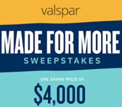 HGRV x Valspar Made for More Sweepstakes prize ilustration