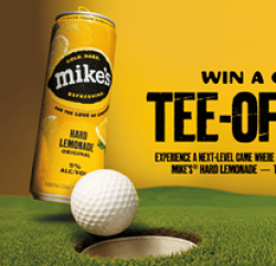 Mikes Hard Lemonade Golf Sweepstakes prize ilustration