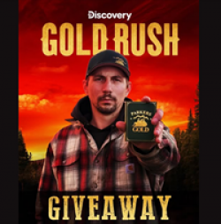 Gold Rush to the Finale Sweepstakes prize ilustration