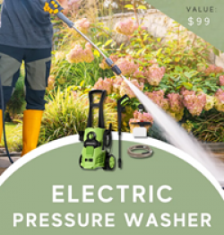 Electric Pressure Washer Sweepstakes prize ilustration