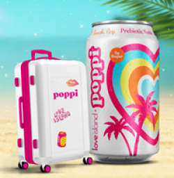 Poppi x Love Island Sweepstakes prize ilustration