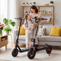 iScooter Mothers Day Giveaway prize ilustration