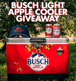 Busch Light Apple Cooler Giveaway prize ilustration