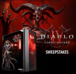 AMD x Diablo IV Lord of Hatred Sweepstakes prize ilustration
