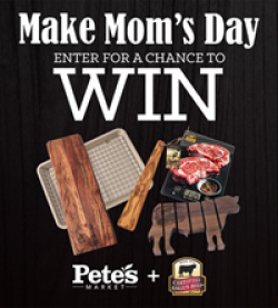 Petes Market Mothers Day Sweepstakes prize ilustration