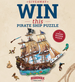 Jumbo Pirate Ship Puzzle Giveaway prize ilustration