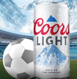Coors Light Soccer Sweepstakes prize ilustration