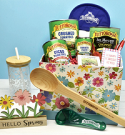 Tuttorosso Spring Basket Giveaway prize ilustration