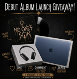 Debut Album Launch Giveaway prize ilustration