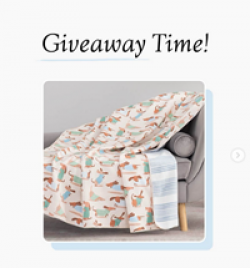 Dachshund Throw Giveaway prize ilustration