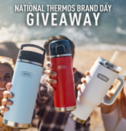 National Thermos Brand Day Giveaway prize ilustration