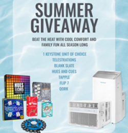 Keystone Summer Sweepstakes prize ilustration
