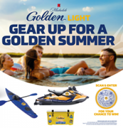 Michelob Golden Light Lake Life Sweeps prize ilustration