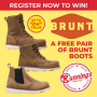 Runnings Brunt Boots Giveaway