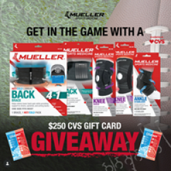 Mueller Sports Medicine $250 CVS Giveaway prize ilustration