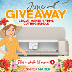 Jennifer Maker June Giveaway prize ilustration