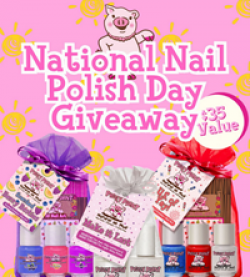 Piggy Paint Nail Polish Day Giveaway prize ilustration