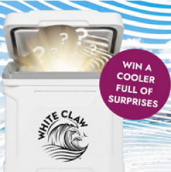 White Claw Summer Mystery Swag Sweepstakes prize ilustration