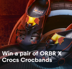 Oracle Red Bull Racing x Crocs Sweepstakes prize ilustration