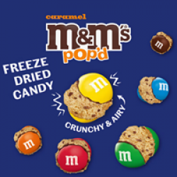 M&Ms Caramel Popd Cash Sweepstakes prize ilustration