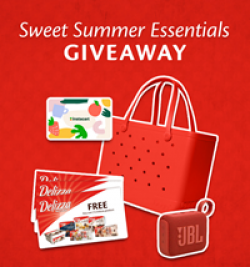 Delizza Sweet Summer Essentials Giveaway prize ilustration
