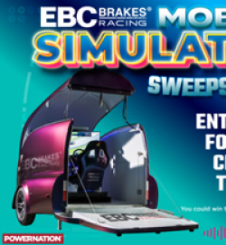 EBC Brakes Mobile Simulator Sweepstakes prize ilustration