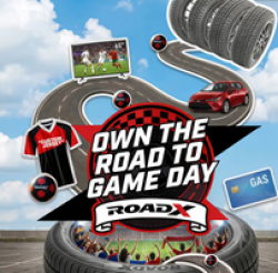 RoadX Own the Road to Game Day Contest prize ilustration