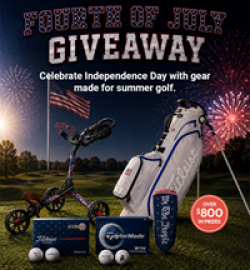 Golf Discount 4th of July Sweepstakes prize ilustration