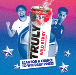 Truly Shoot and Score Instant Win Game prize ilustration