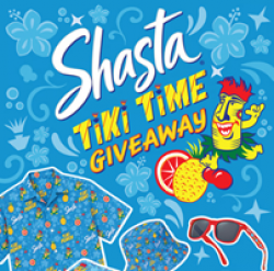 The Shasta Tiki Time Giveaway prize ilustration