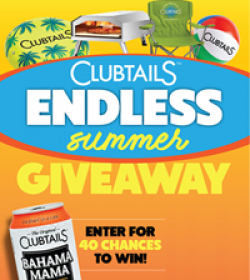 Club Cocktails Endless Summer Sweepstakes prize ilustration