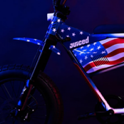 Juiced Bikes 4th of July Giveaway prize ilustration